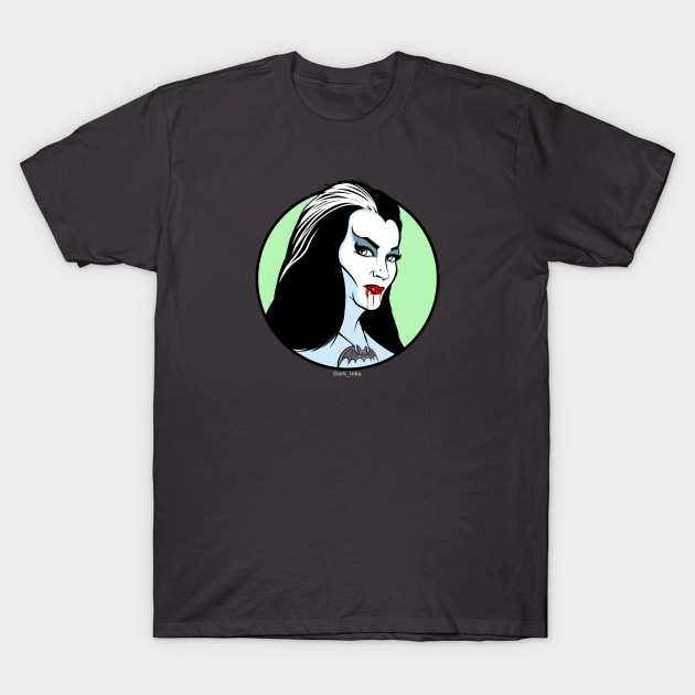 Lily Munster T-Shirt by Dark_Inks